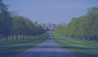 image of the path leading to Windsor castle
