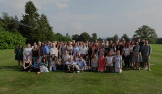 Group picture showing Saxton Bampfylde staff