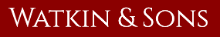 Watkin and Sons logo