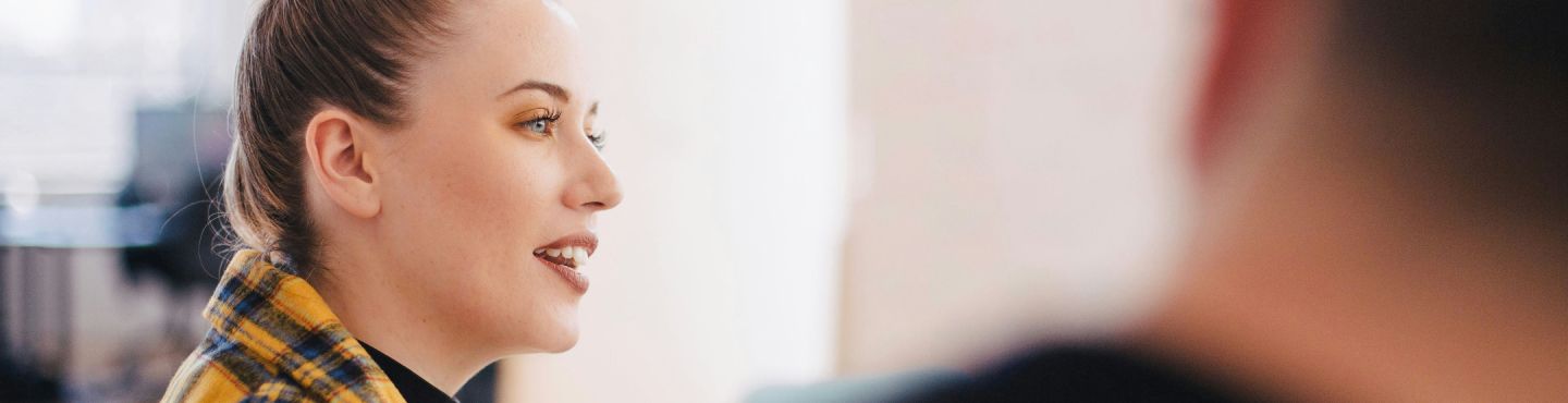 Photo of a woman speaking