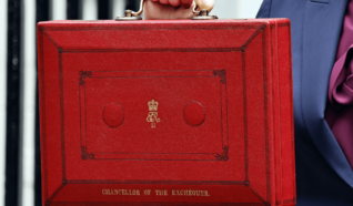 Photo of the red briefcase symbolising the chancellor of the exchequer